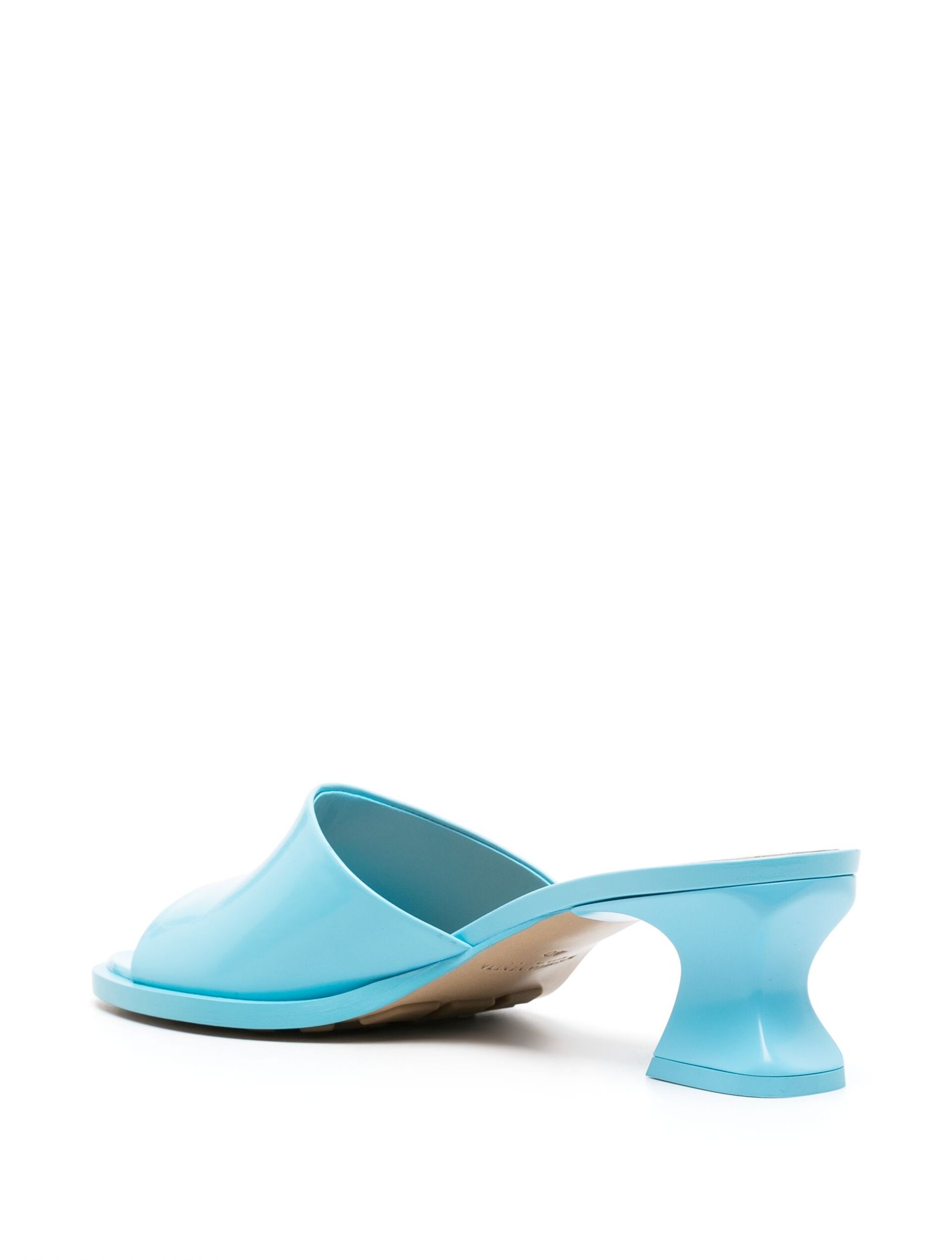 Blue 50 Cha-Cha Mules - 3