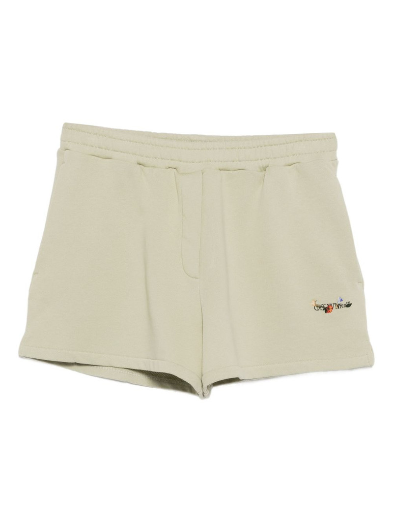 bookish flowers sweat short 1
