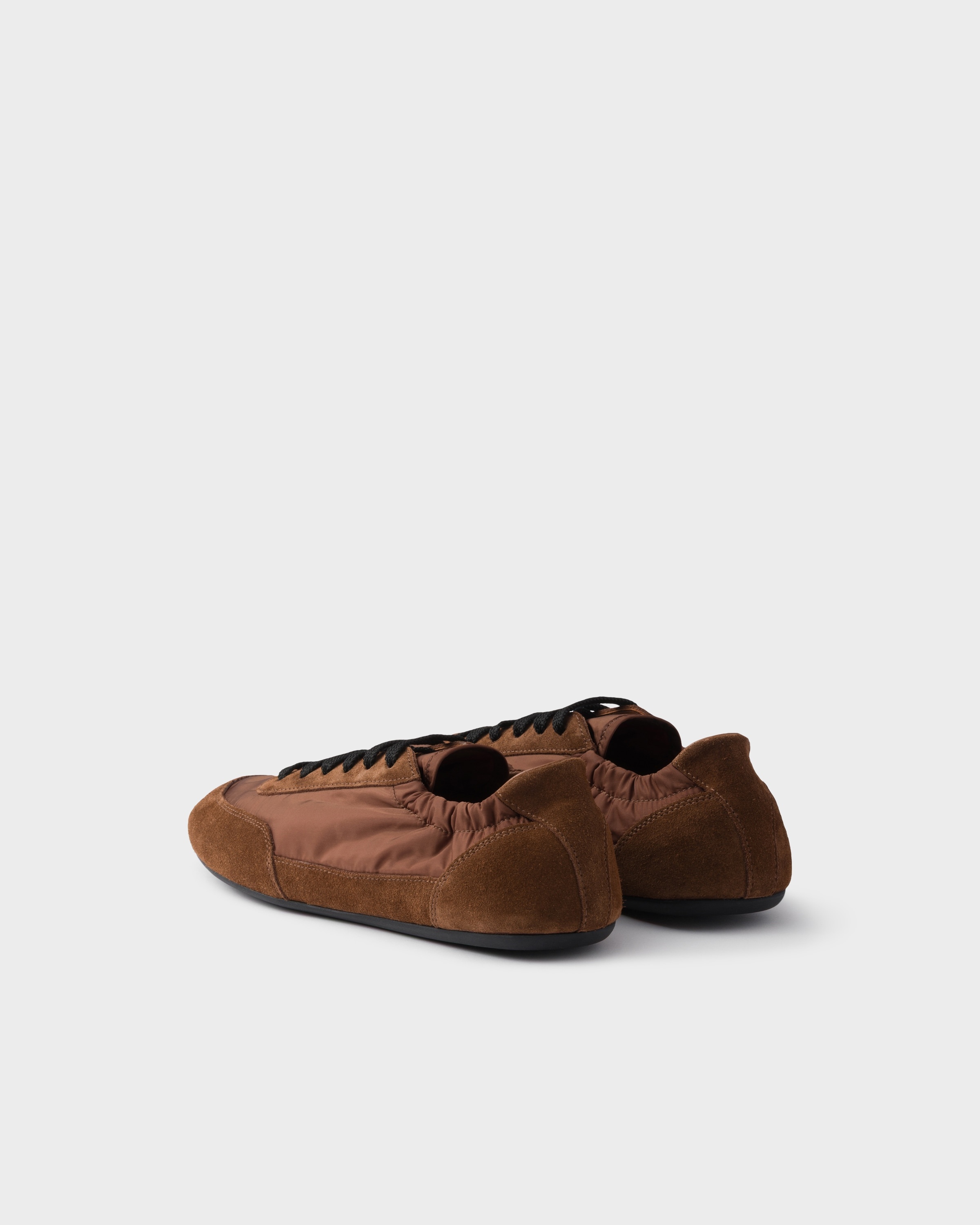 Collapse Re-Nylon and suede sneakers - 5