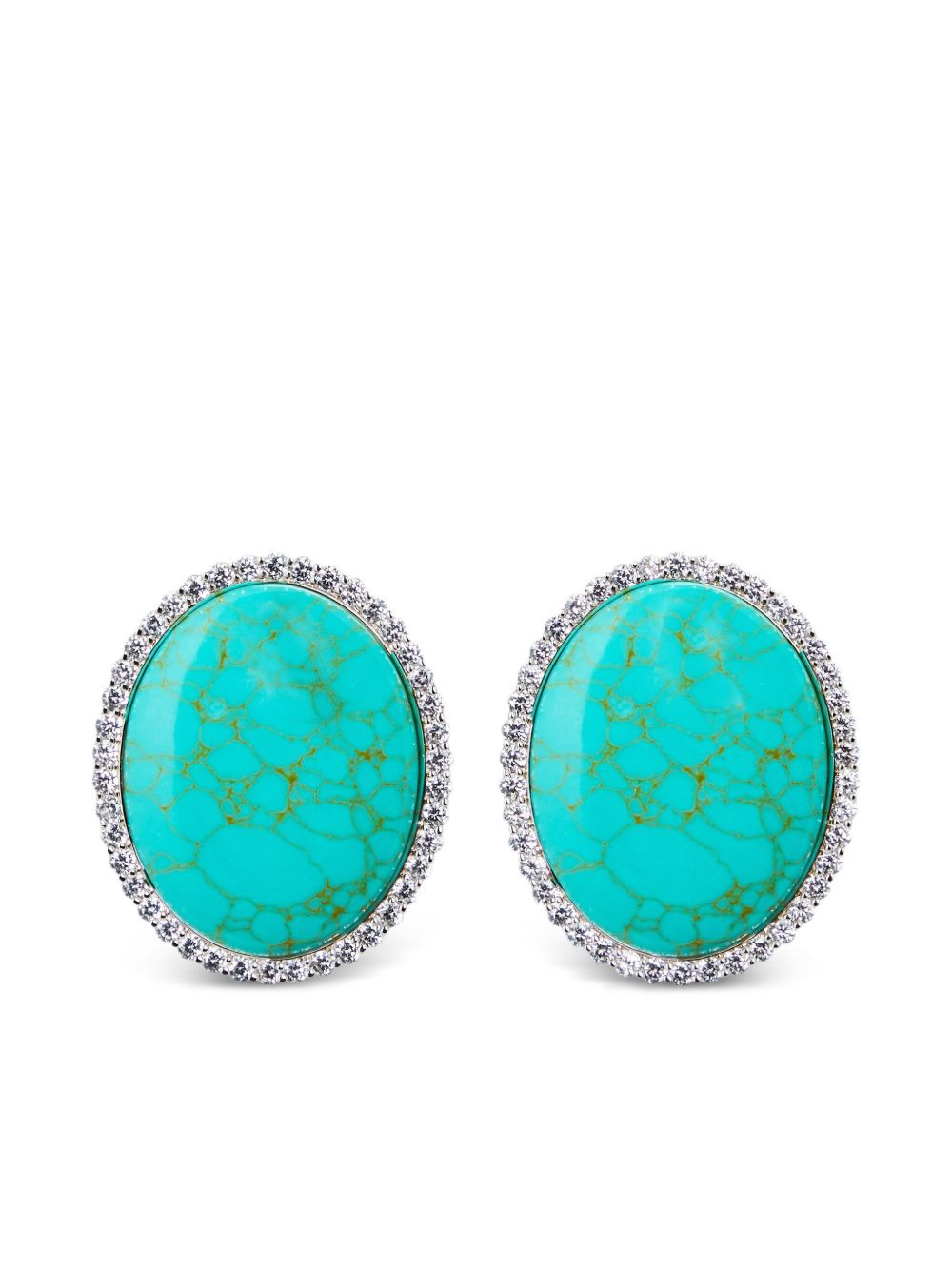 oval-shape earrings - 1