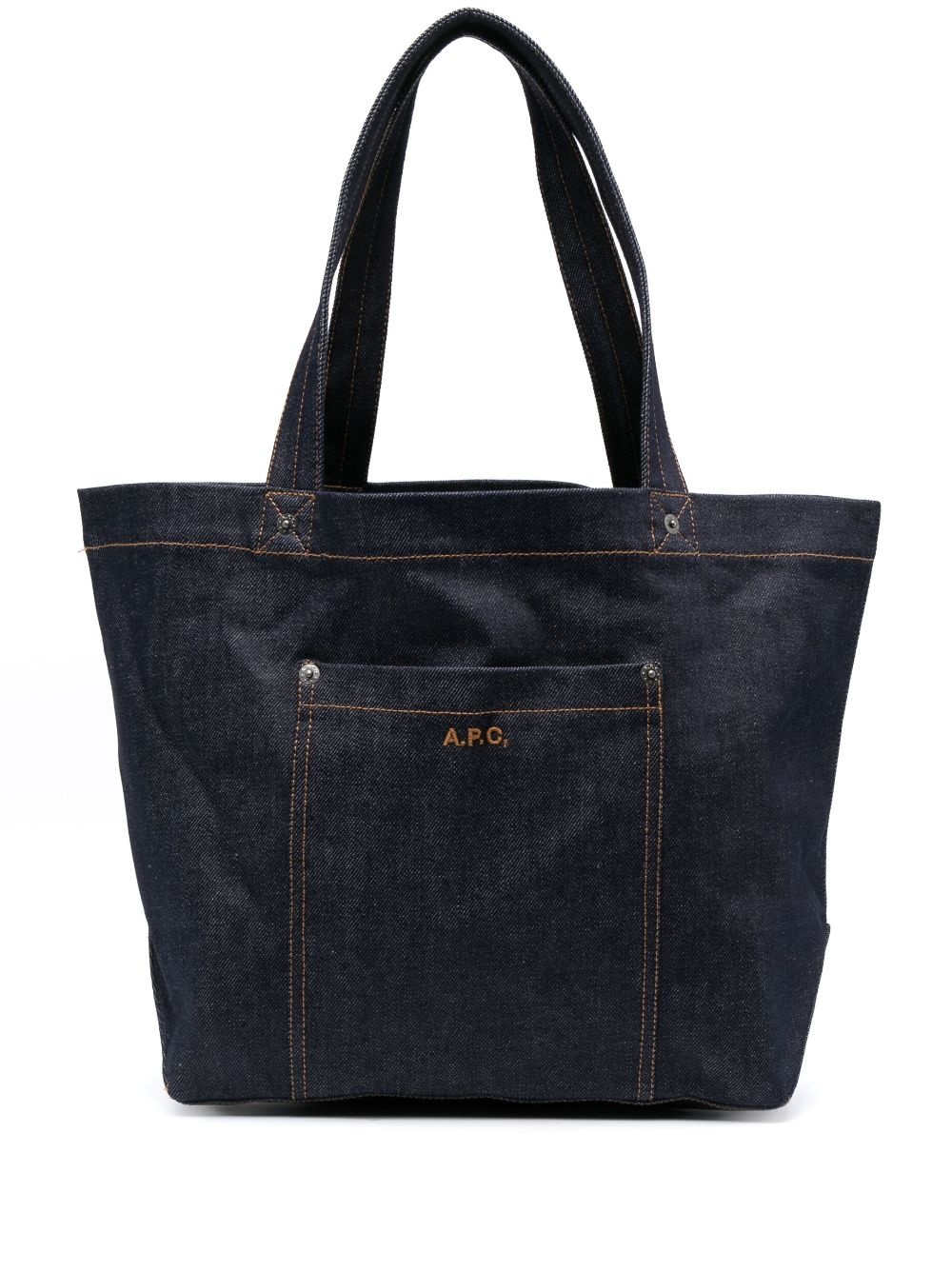 Thais denim tote bag - 1