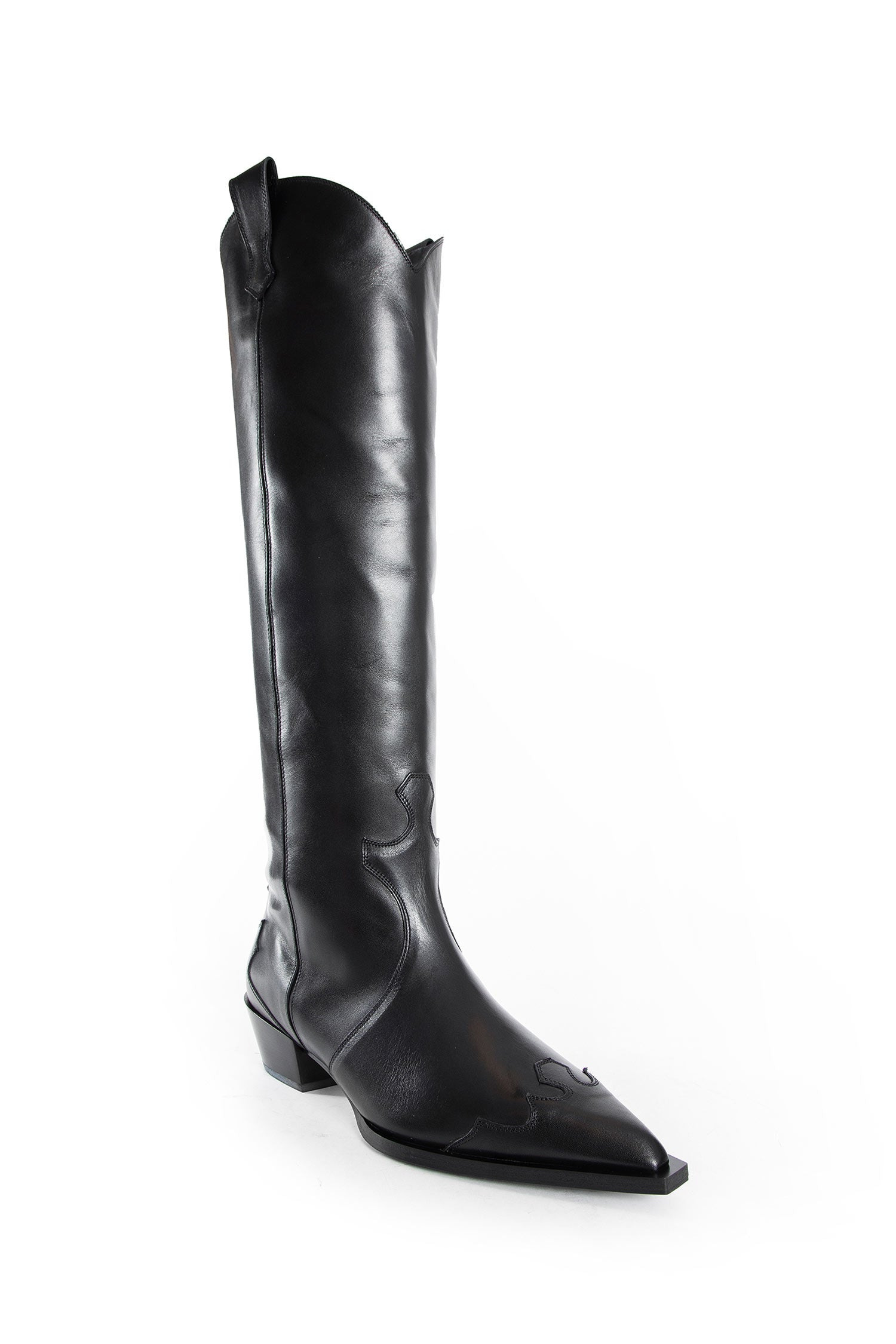 Aruna-Leather-Knee-High-Cowboy-Boots - 2