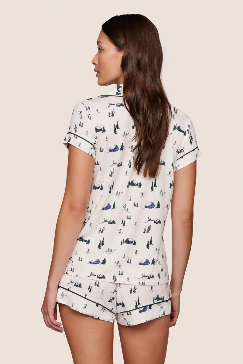 eberjey Gisele Printed TENCEL™ Modal Shortie Short PJ Set outlook