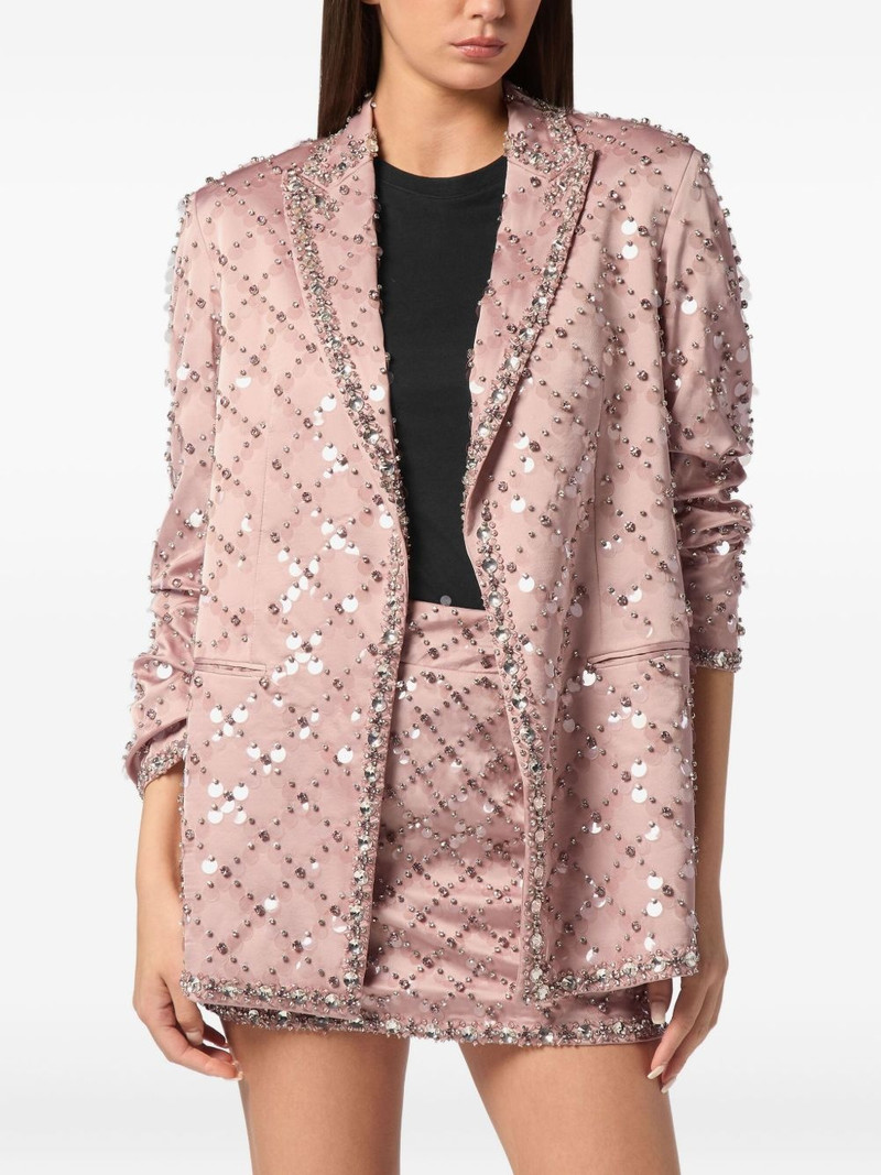 sequin-embellished blazer 3