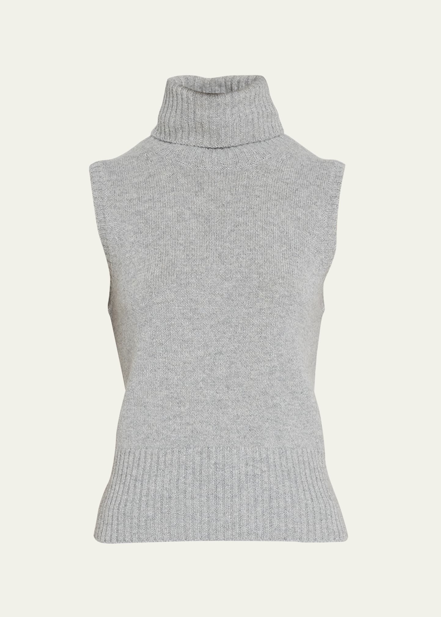 Mazzy Cashmere Turtleneck Shell - 1