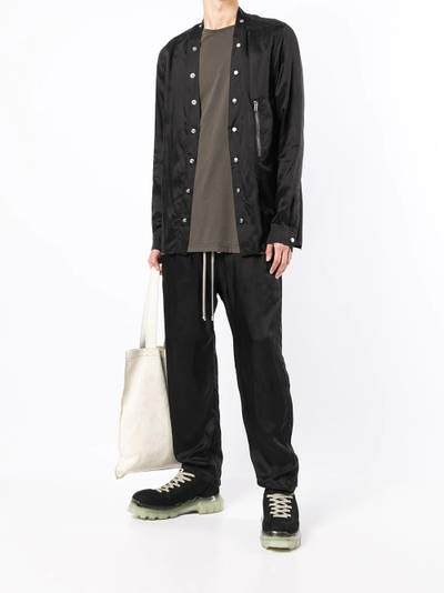 Rick Owens drawstring straight-leg trousers outlook