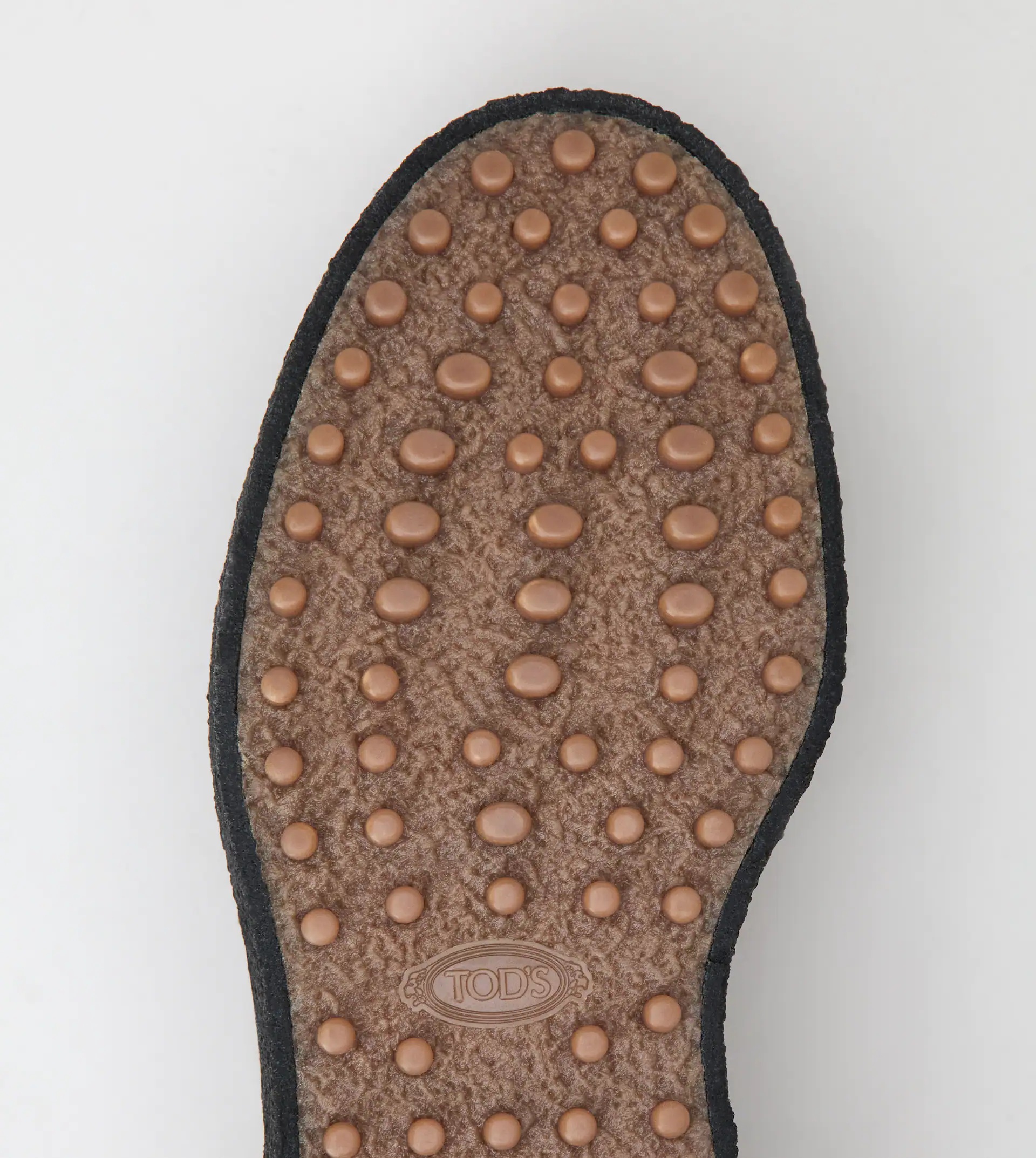 PLATFORM LOAFERS IN LEATHER - BROWN - 5