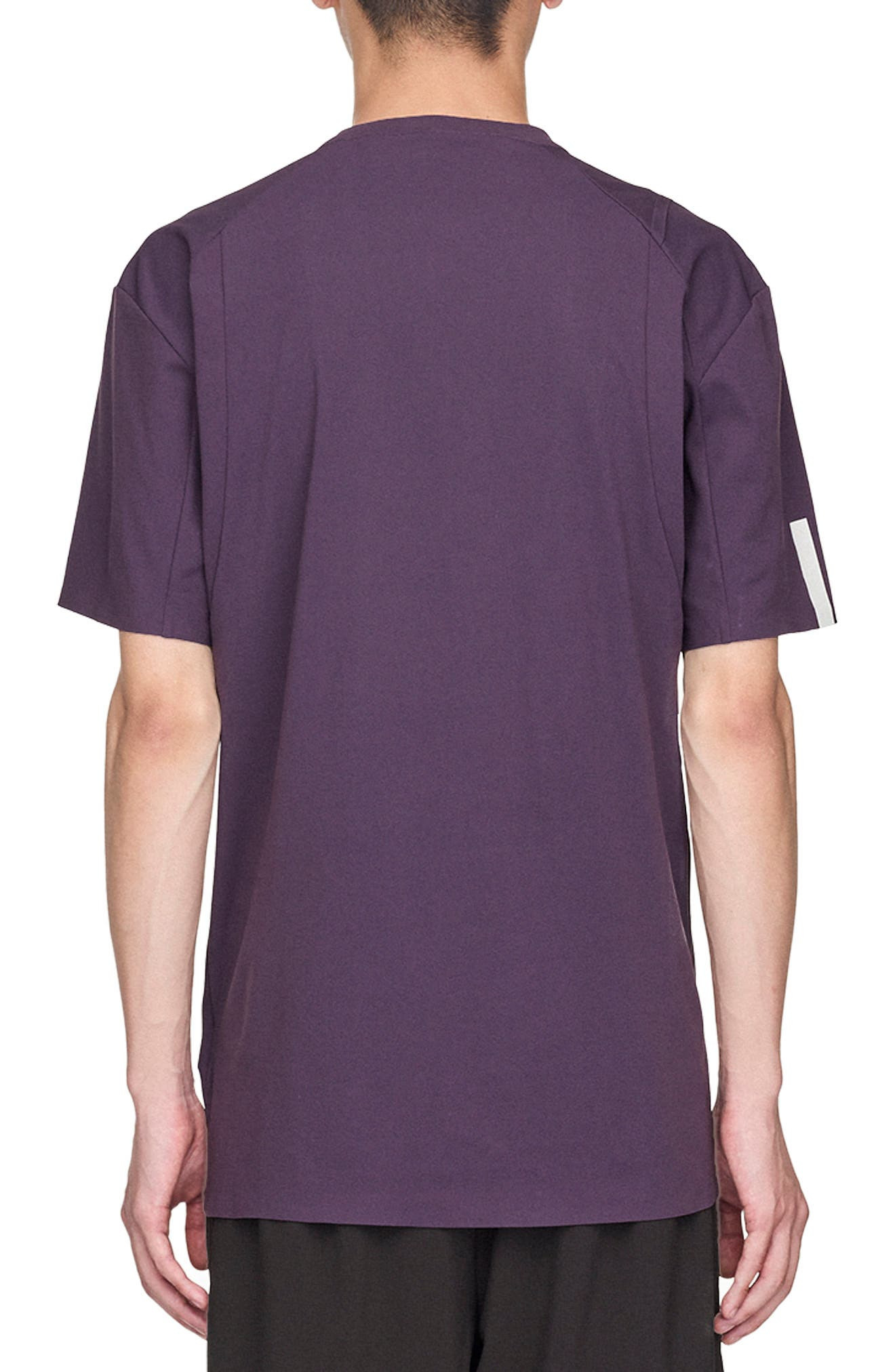 adidas Y-3 Zip T-Shirt in Aurora Plum at Nordstrom - 2