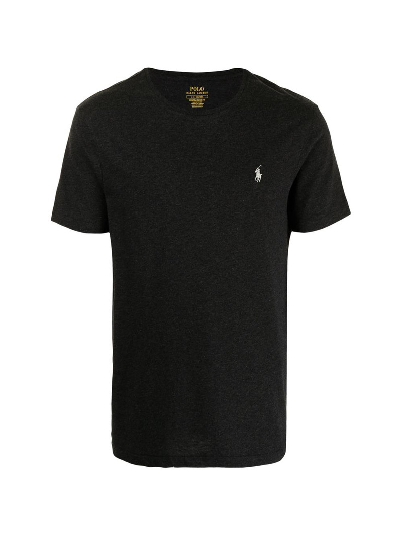 logo-embroidered T-shirt 1