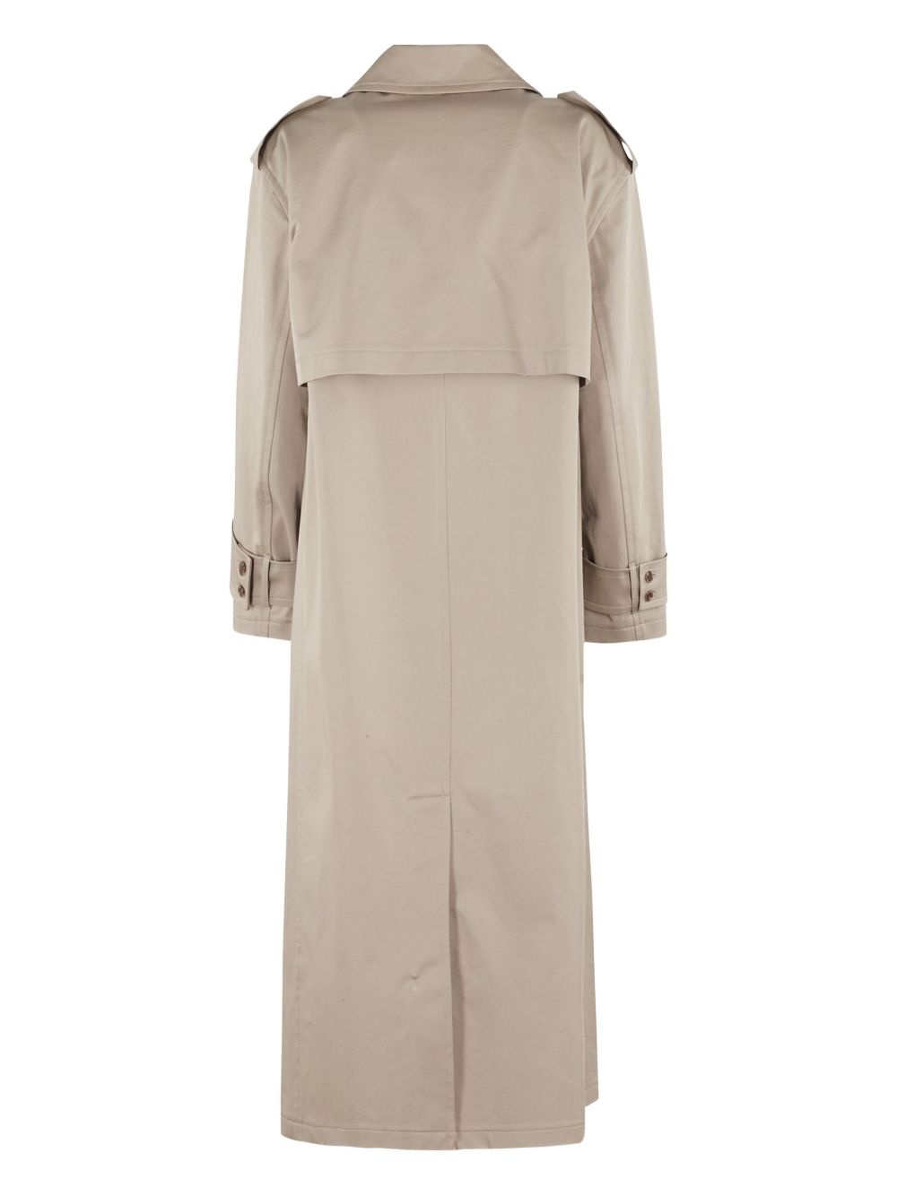 double-breasted trench coat - 2