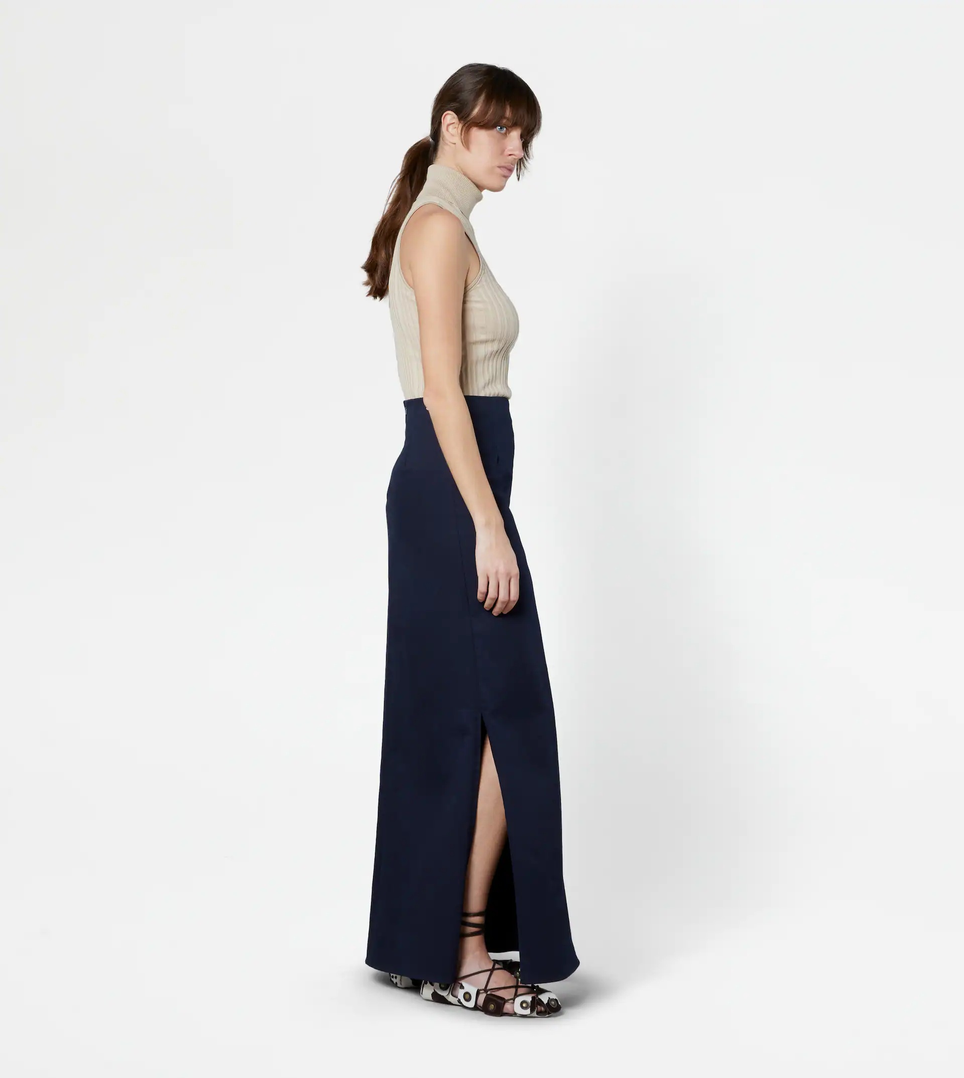 LONG SKIRT - BLUE - 4