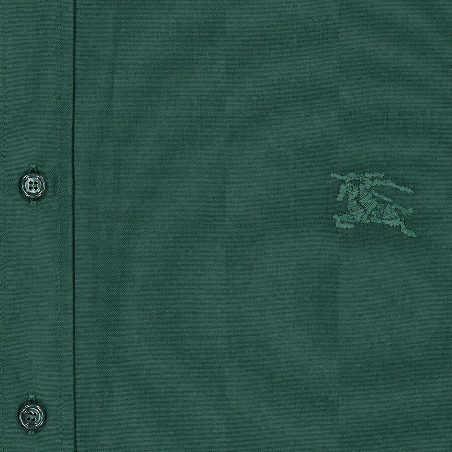 Burberry Cotton Oxford EKD-Logo Embroidered Shirt - 2