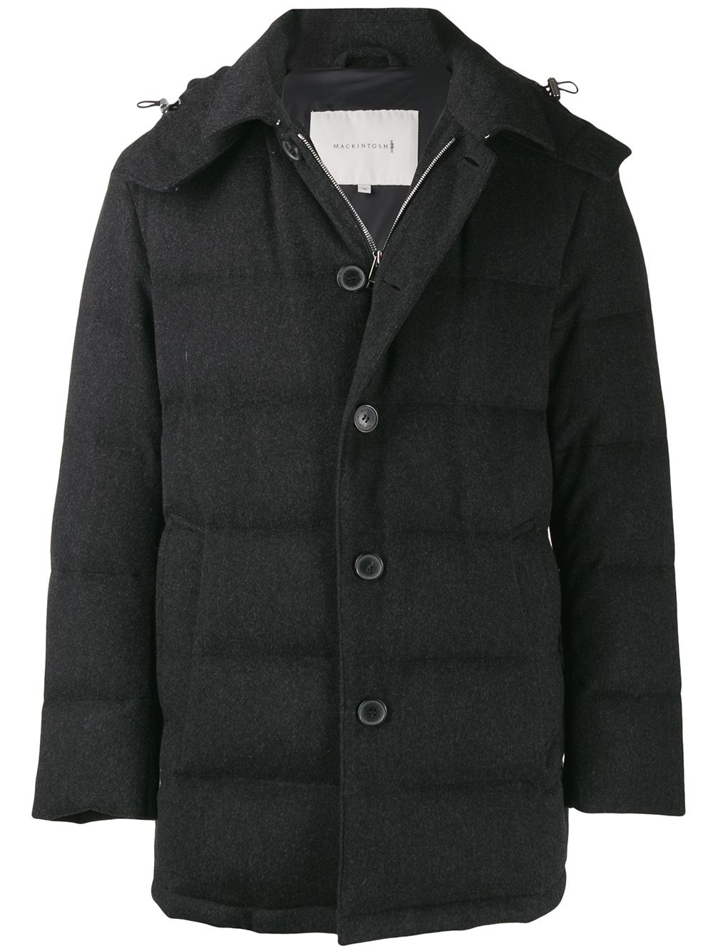 AUCHAVAN Charcoal Storm System Wool Down Jacket | GD-001 - 1