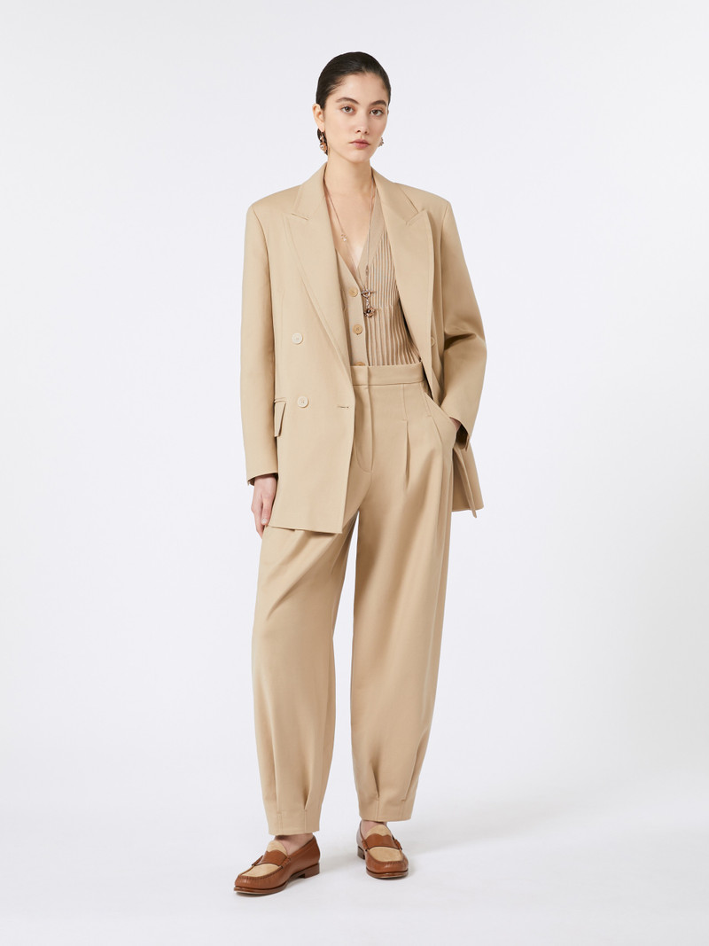 Max Mara KABUKI Cotton canvas trousers outlook