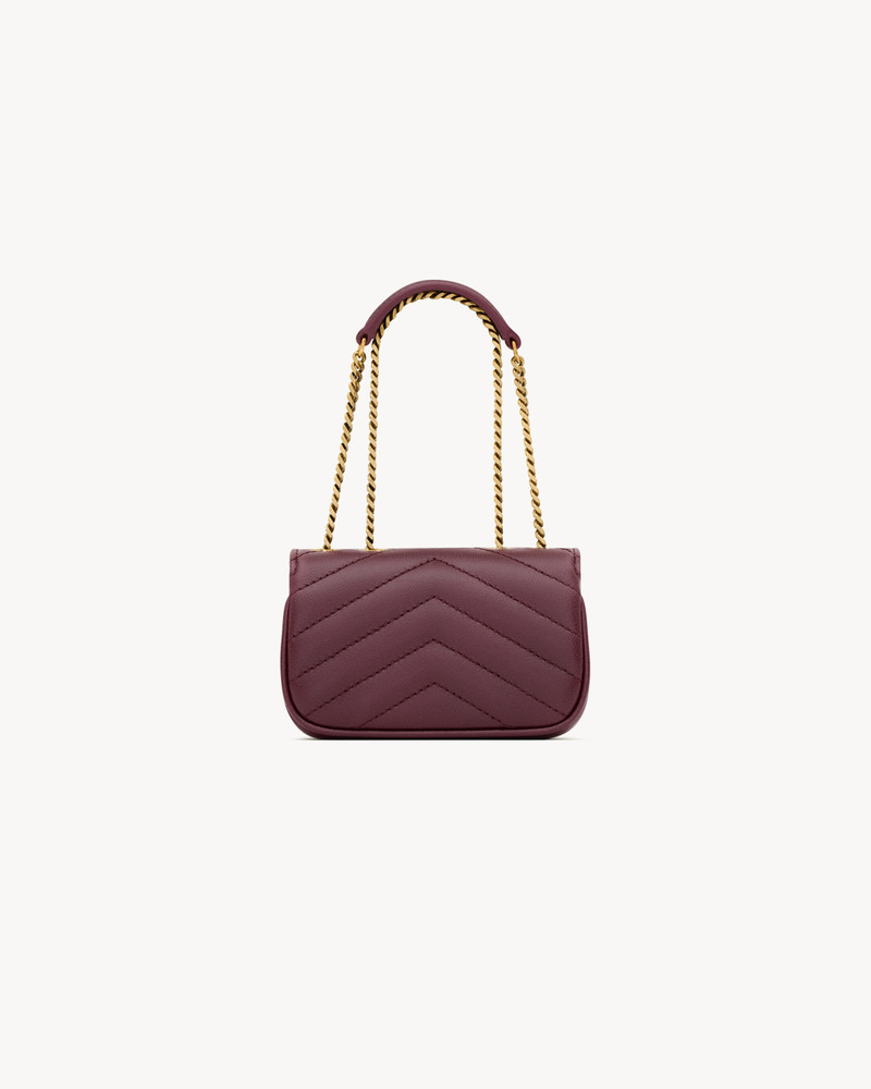 SAINT LAURENT LOULOU MICRO BAG IN LAMBSKIN outlook