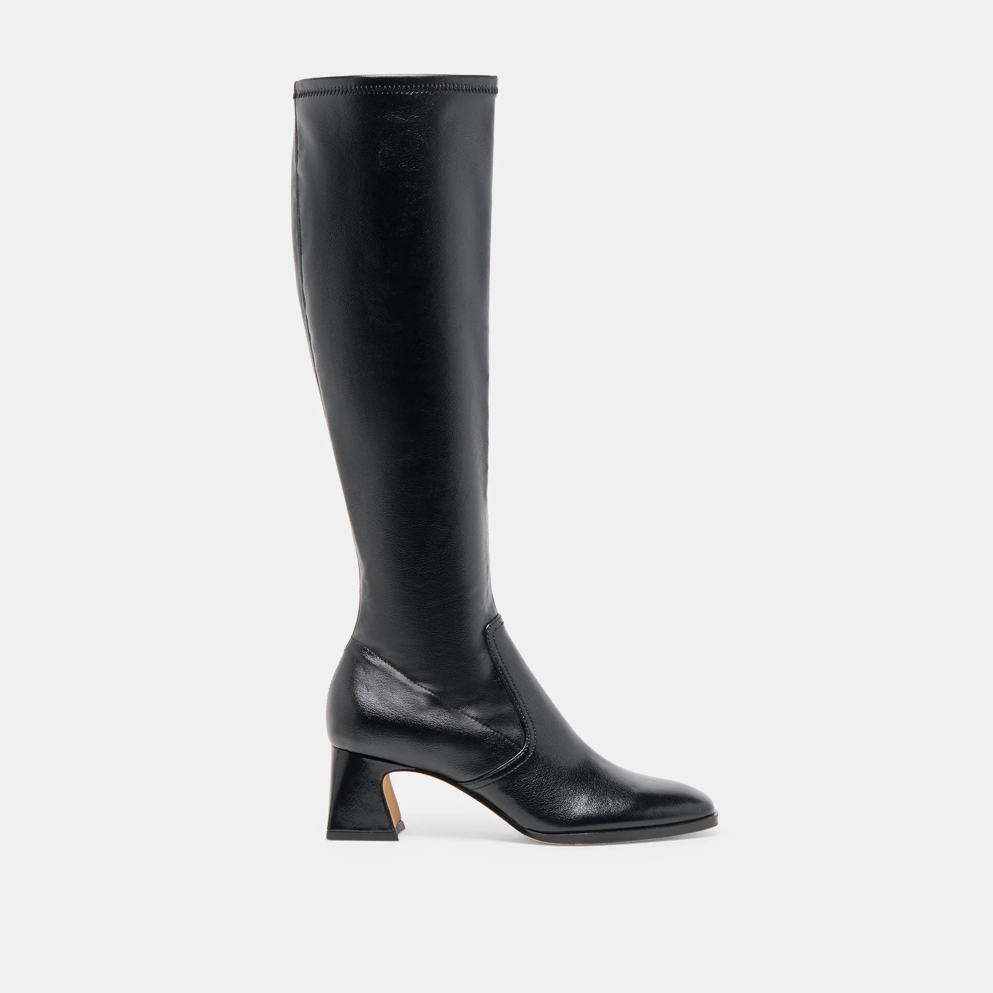 ALIVIA BOOTS BLACK LEATHER - 1