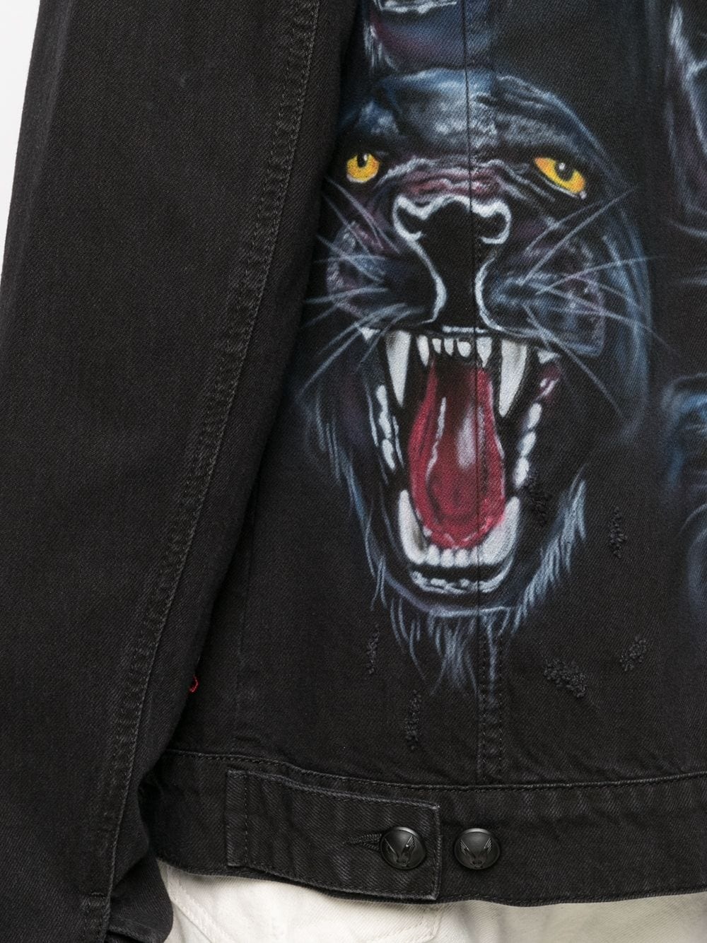 Panther denim jacket - 5