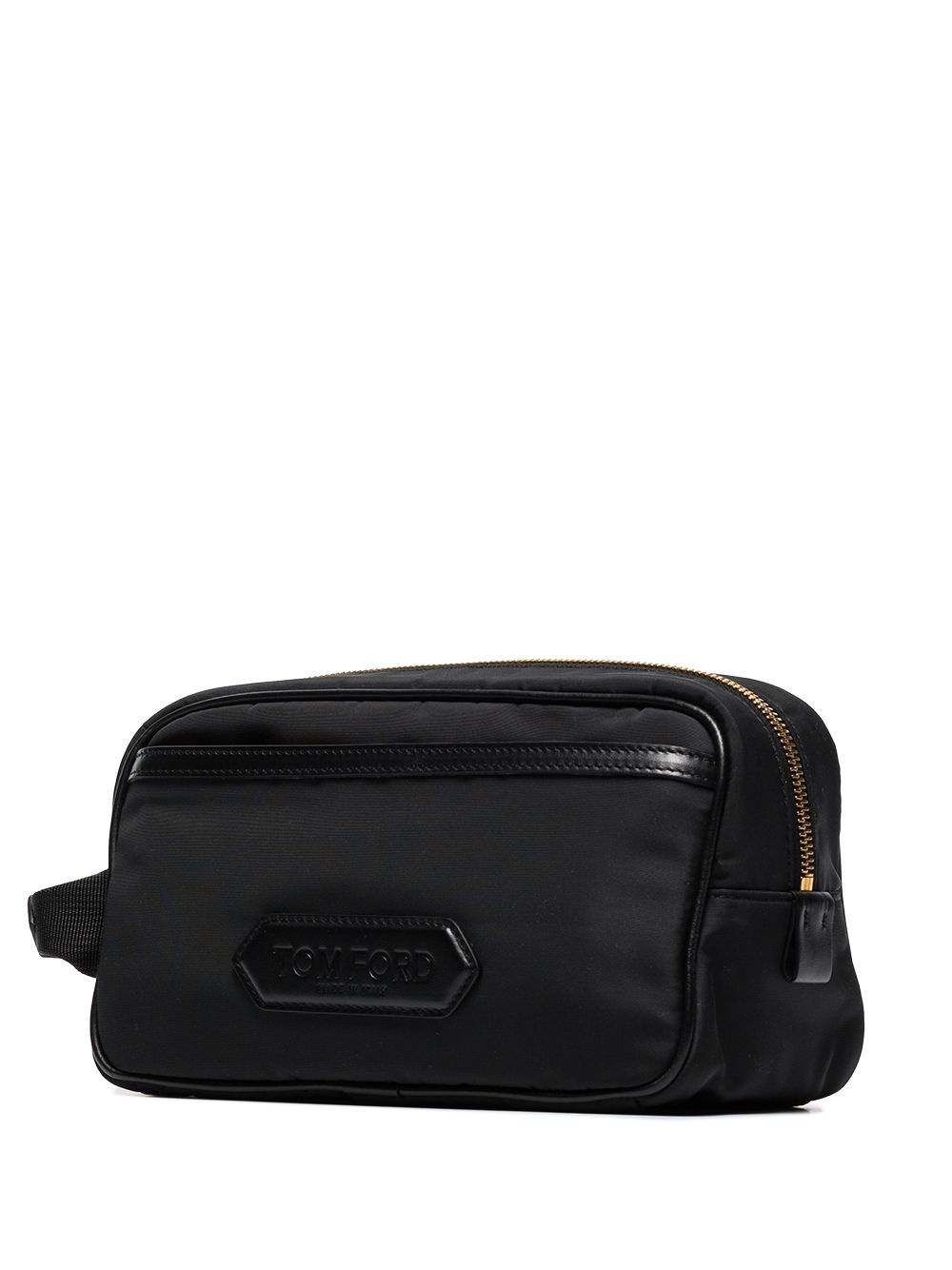 logo-patch wash bag - 3