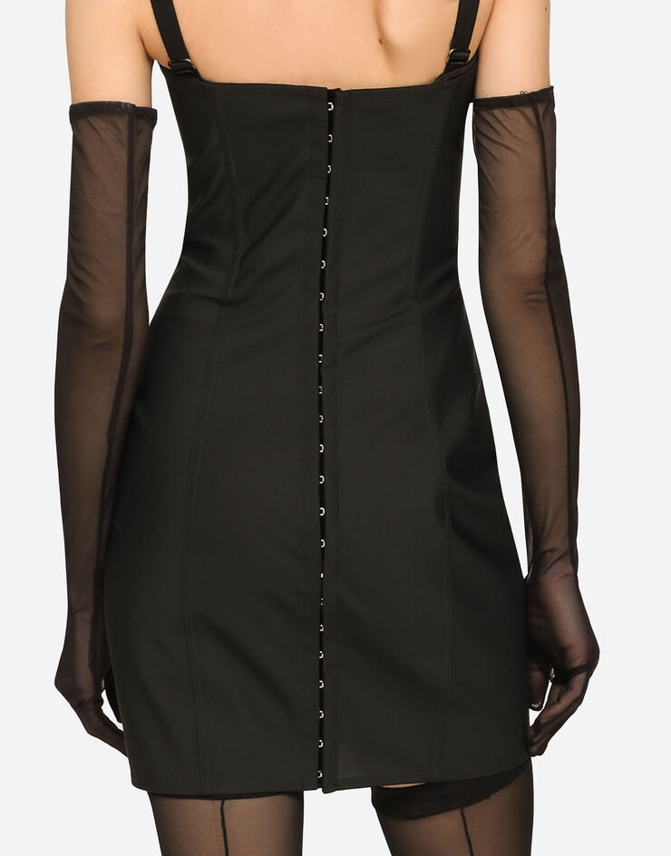 Moiré faille minidress - 6
