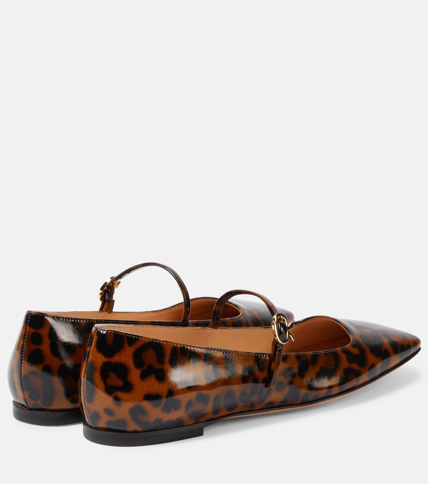 Christina patent leather Mary Jane flats - 3