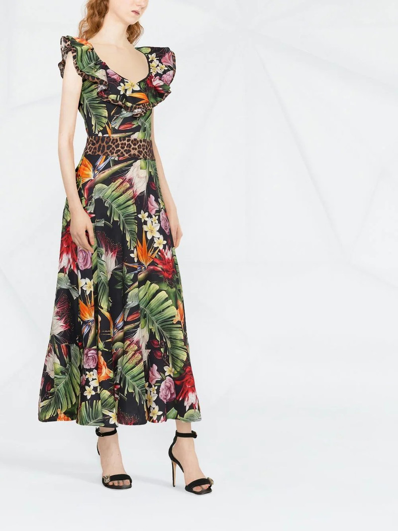 PHILIPP PLEIN floral-print maxi dress outlook