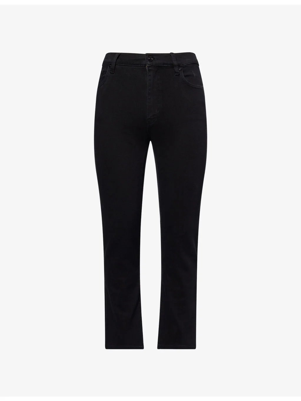 Le Sleek Straight-Leg High-Rise Stretch-Denim Blend Jeans - 1