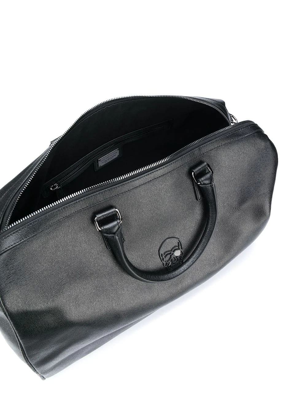 matte leather holdall bag - 5