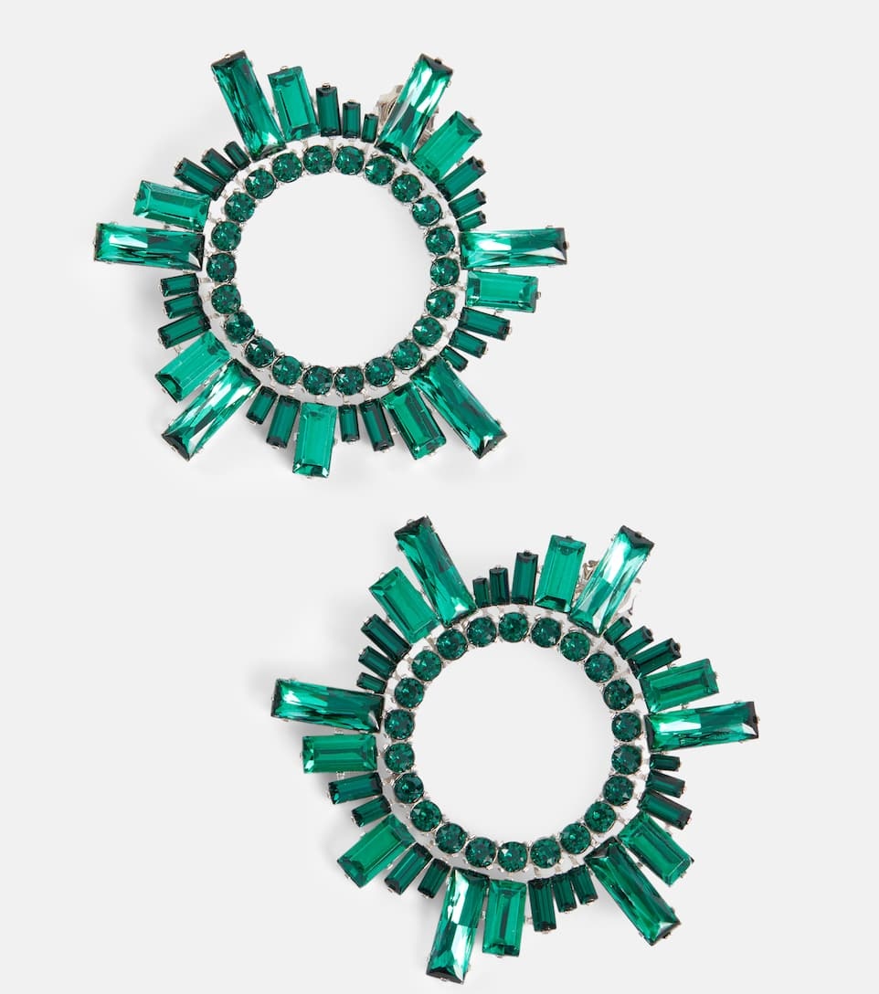 Begum crystal-embellished earrings - 4