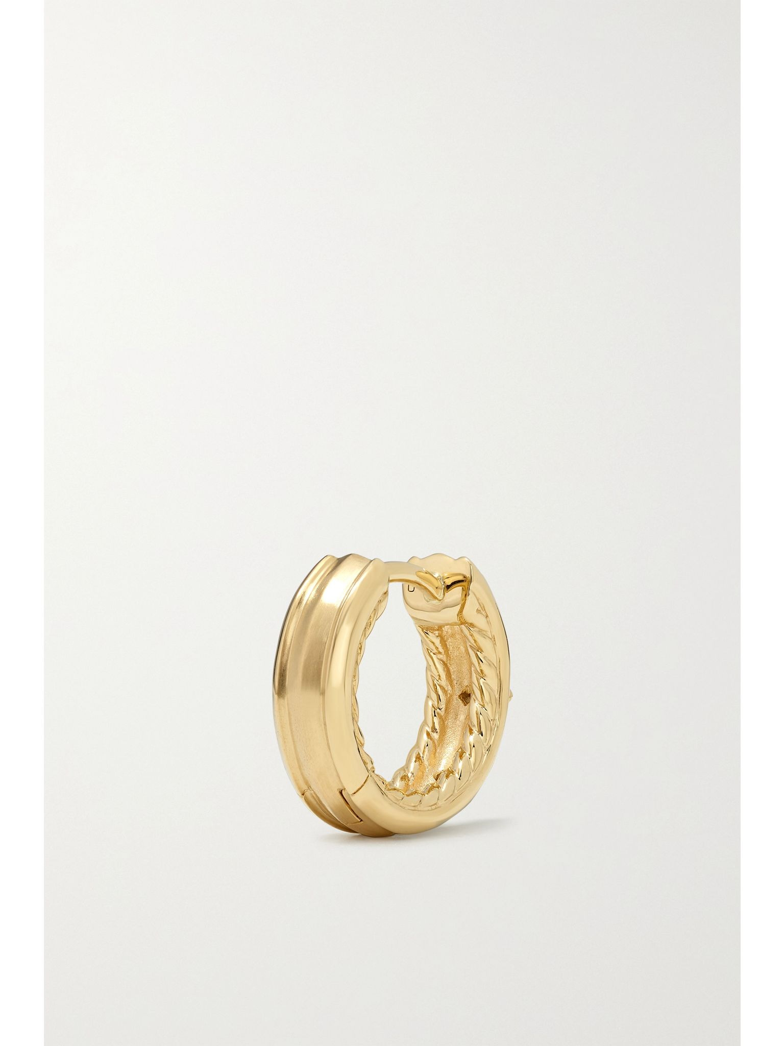 Modern Renaissance 18-karat gold diamond hoop earrings Gold - 4