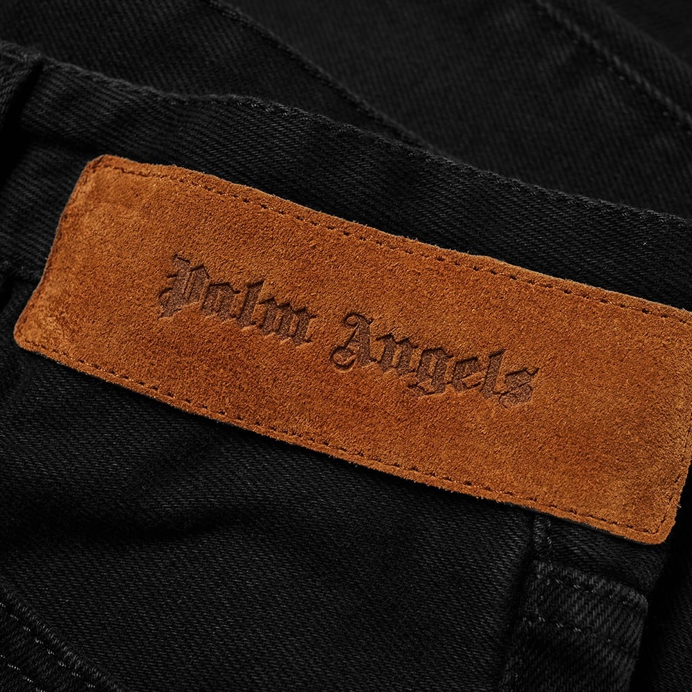 Palm Angels Curved Back Logo Jeans - 3