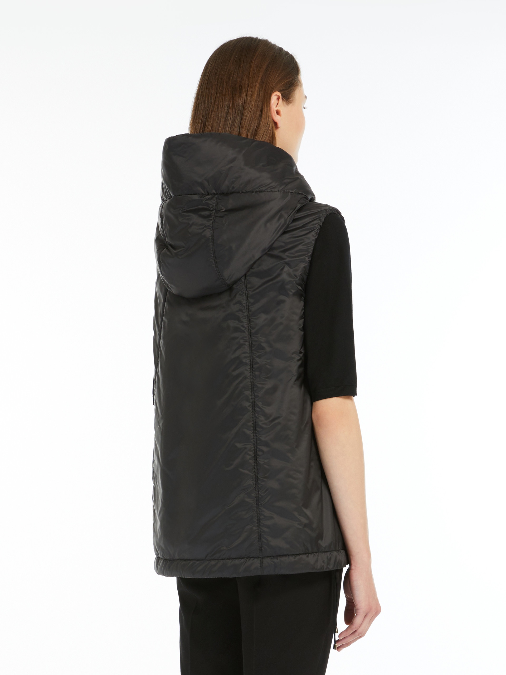GREENGO Water-repellent canvas hooded gilet - 4