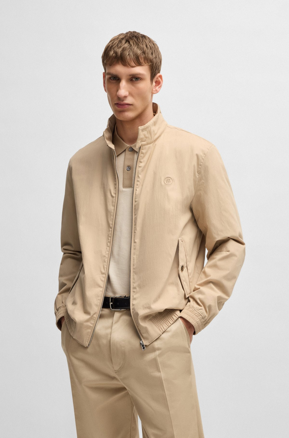 JACKET WITH DOUBLE B MONOGRAM - 2