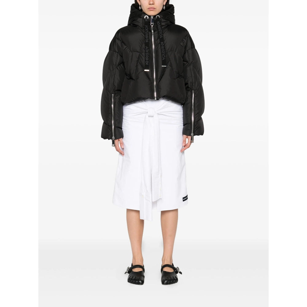 Khrisjoy Black Jackets - Puffer Jackets Women - 3