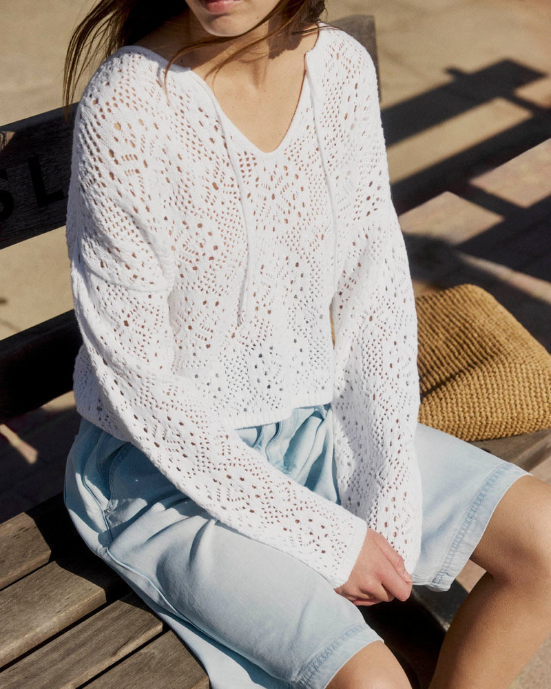 Splendid Beckham Crochet Sweater outlook