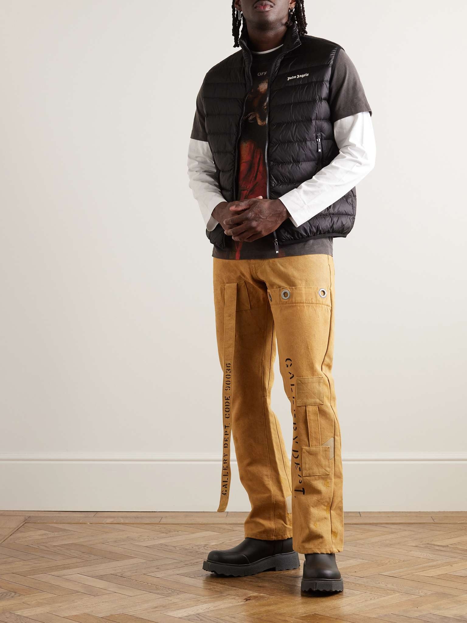 Logo-Embroidered Quilted Shell Down Gilet - 2