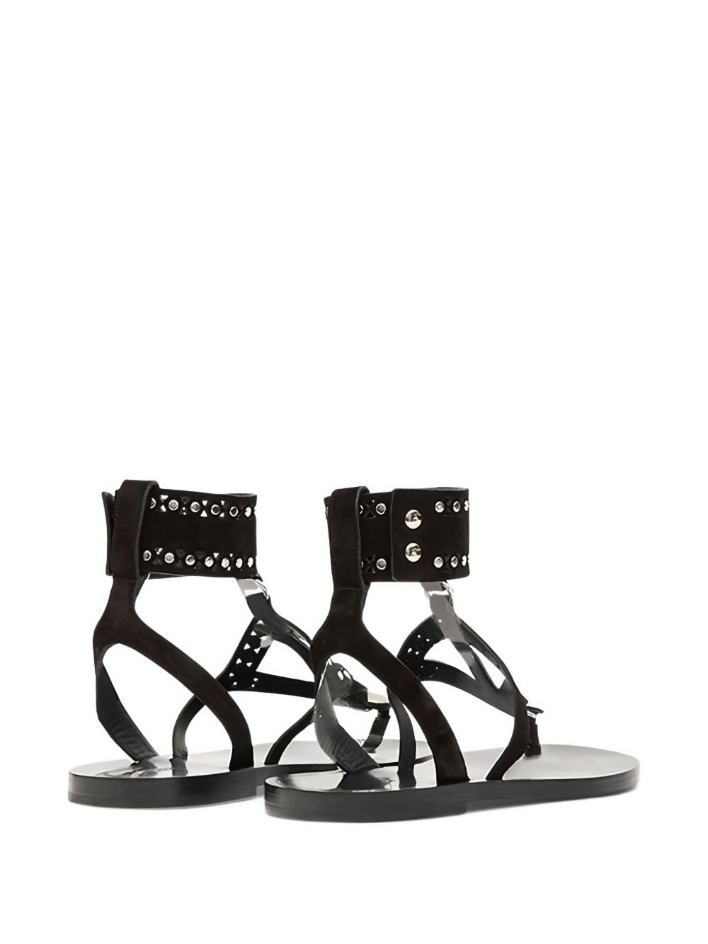 studded ankle-strap sandals - 4
