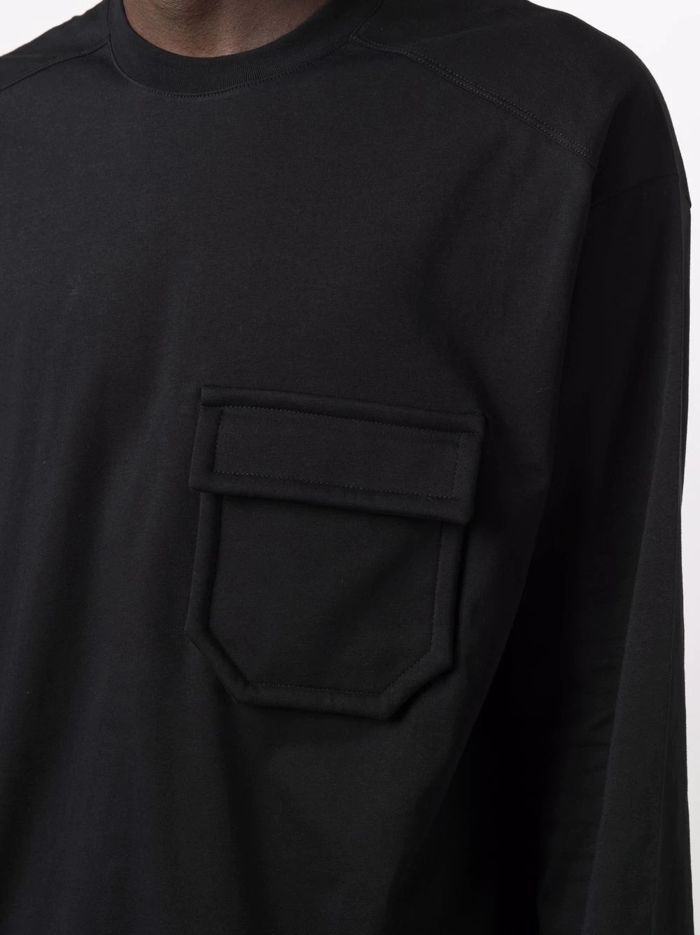 chest-pocket long-sleeve T-shirt - 5