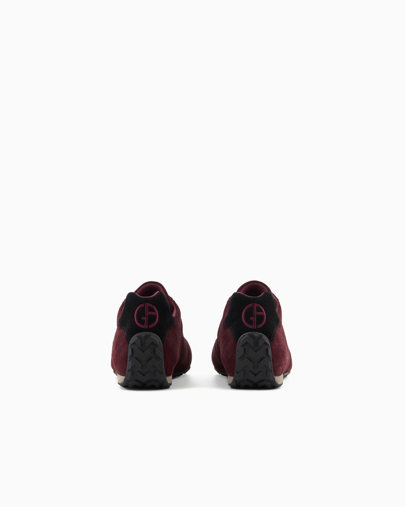 GIORGIO ARMANI Suede sneakers outlook