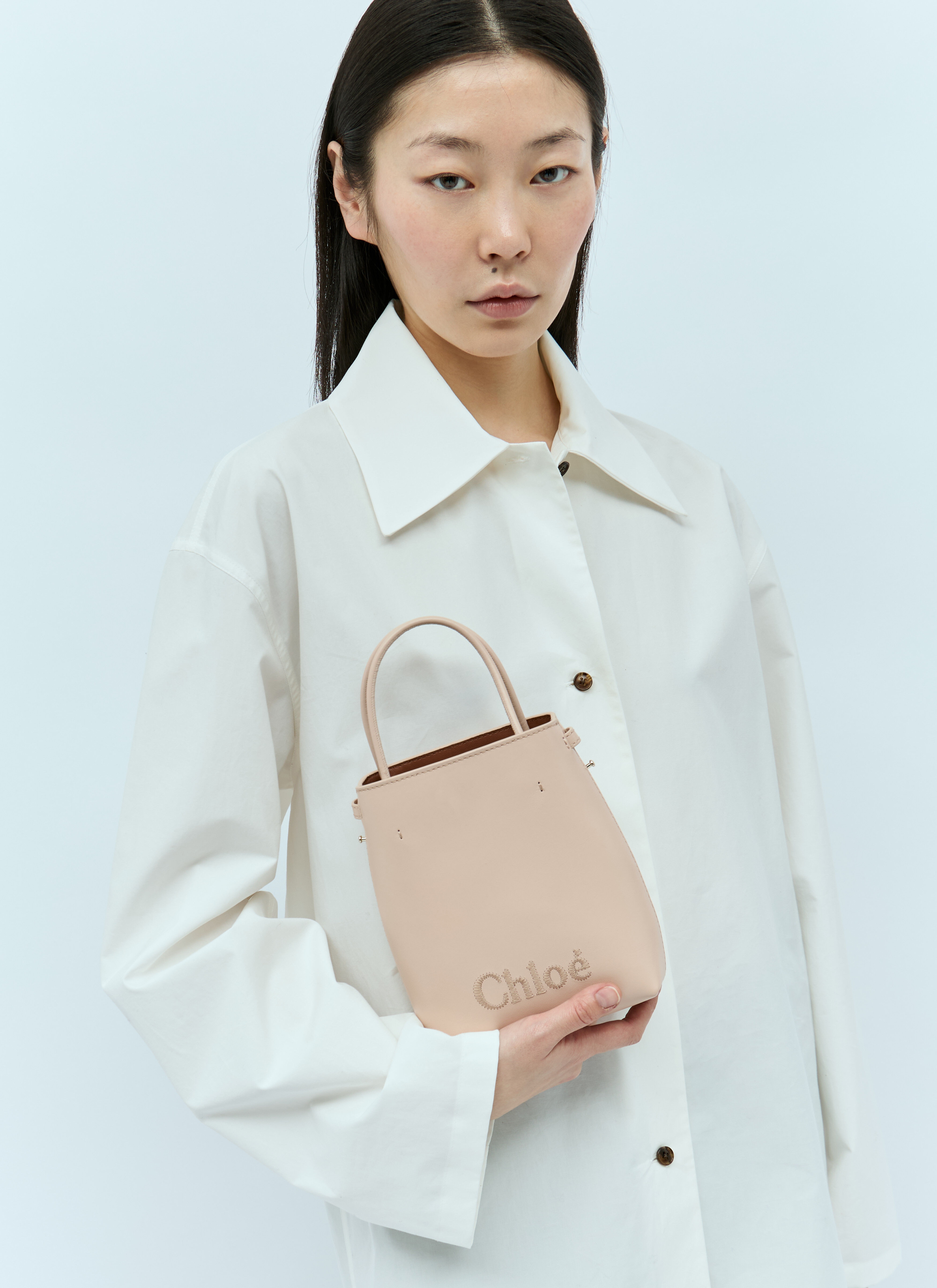 Chloé Sense Micro Tote Bag | lncc | REVERSIBLE