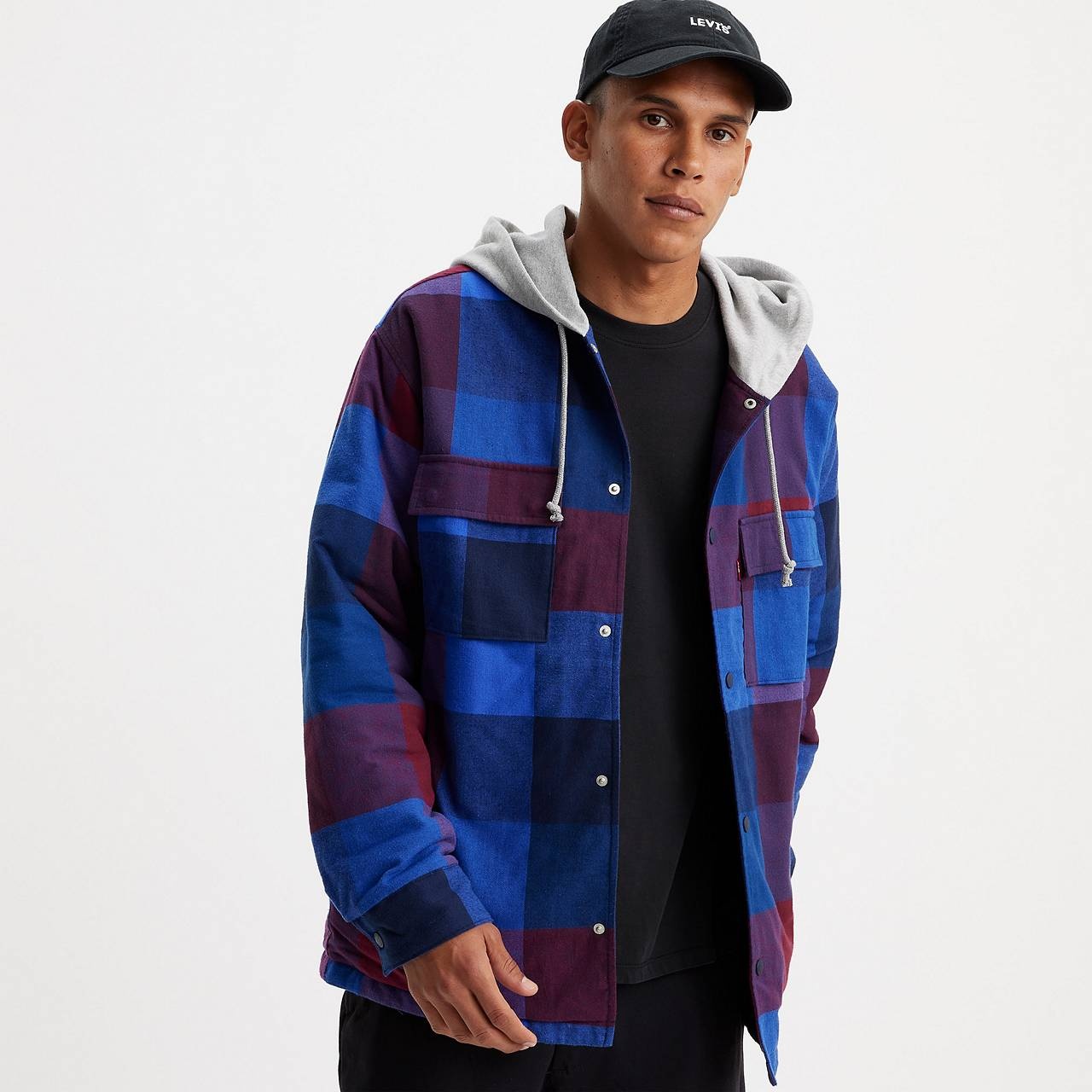 HOODED JACKSON WORKER OVERSHIRT - 3