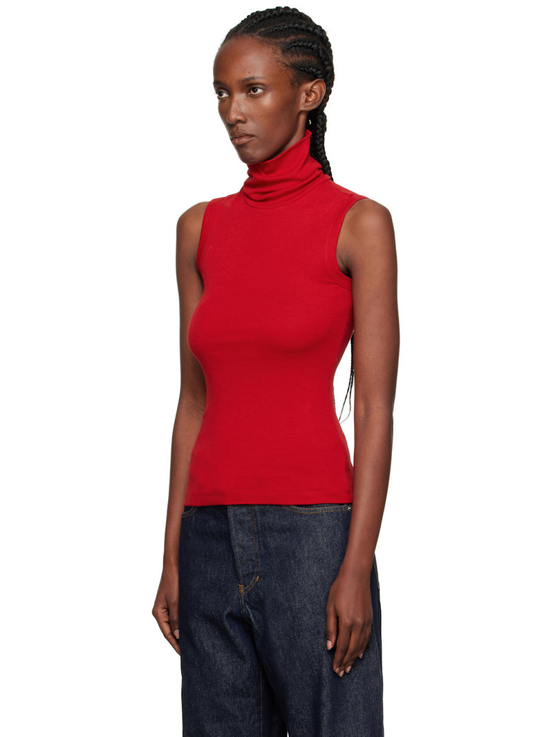 FLORE FLORE Red Dinah Tank Top outlook