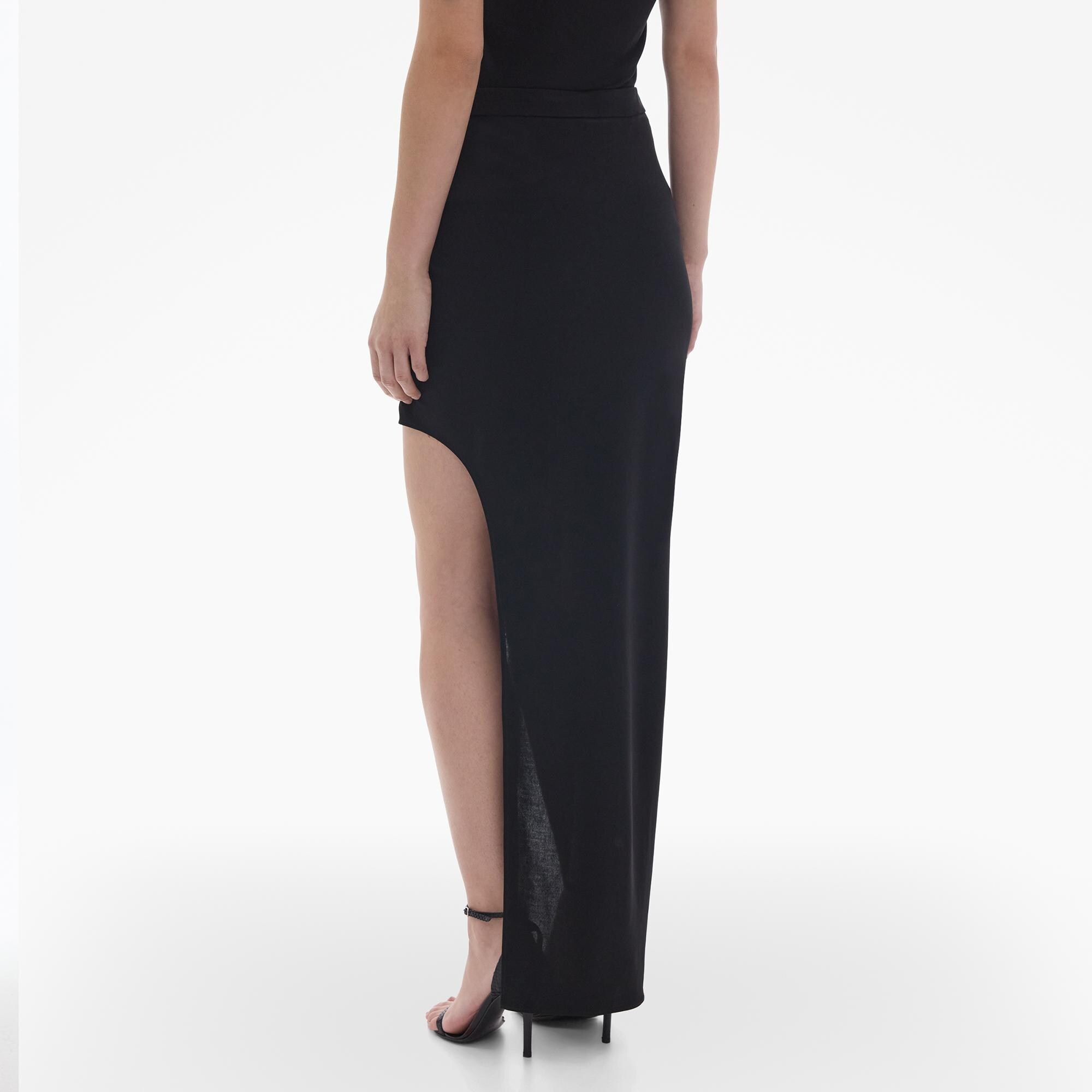 ASYMMETRICAL SLIT SKIRT - 4
