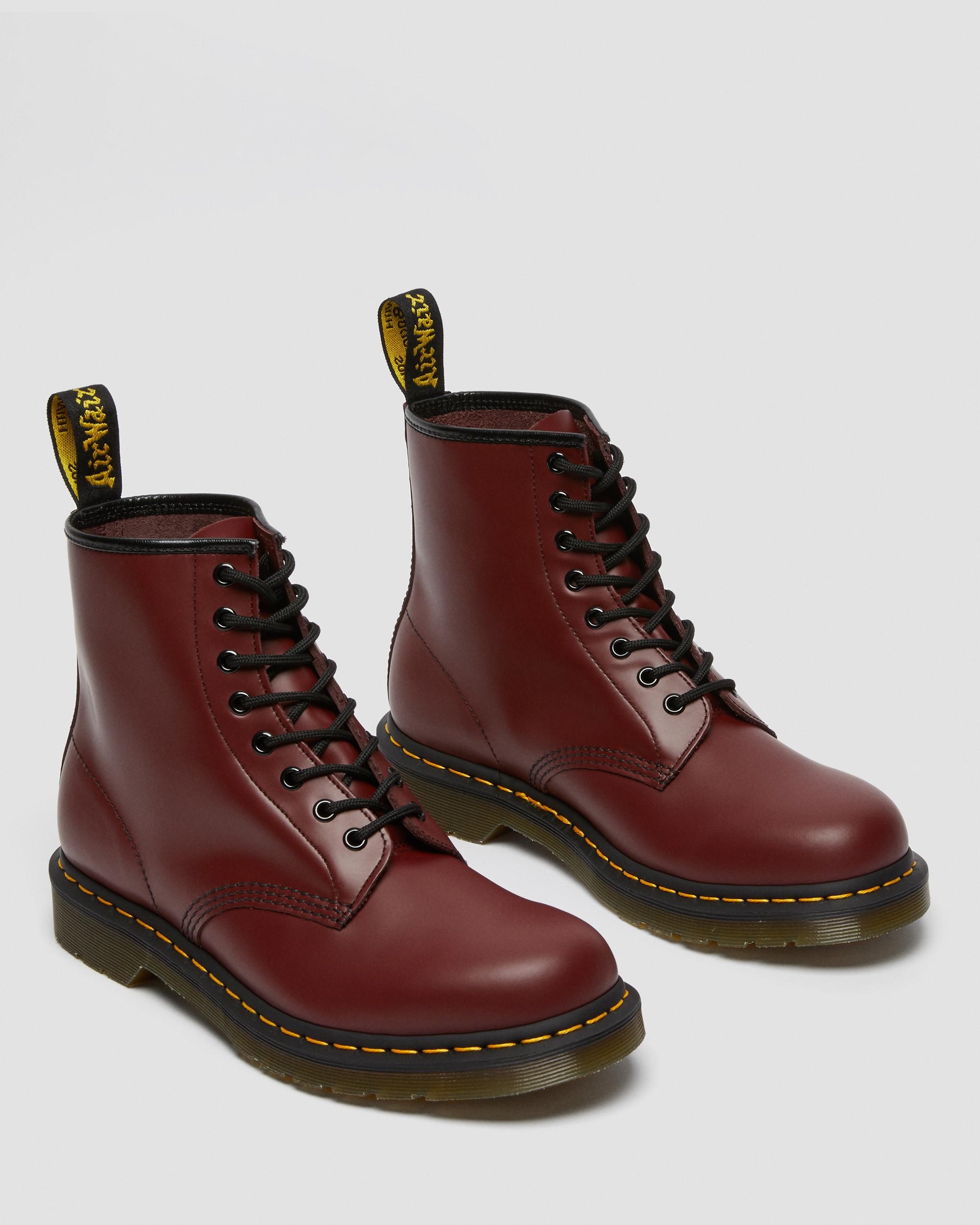 1460 Smooth Leather Lace Up Boots - 9