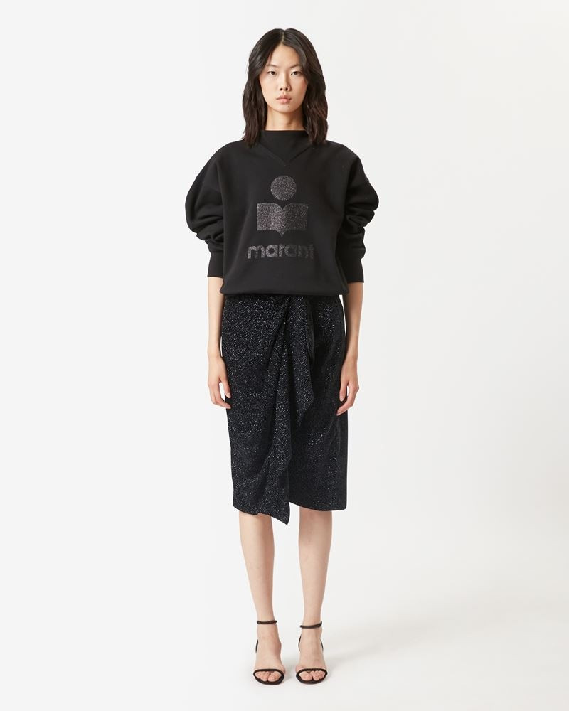 Isabel Marant Étoile ALYSSA MIDI VELVET SKIRT outlook