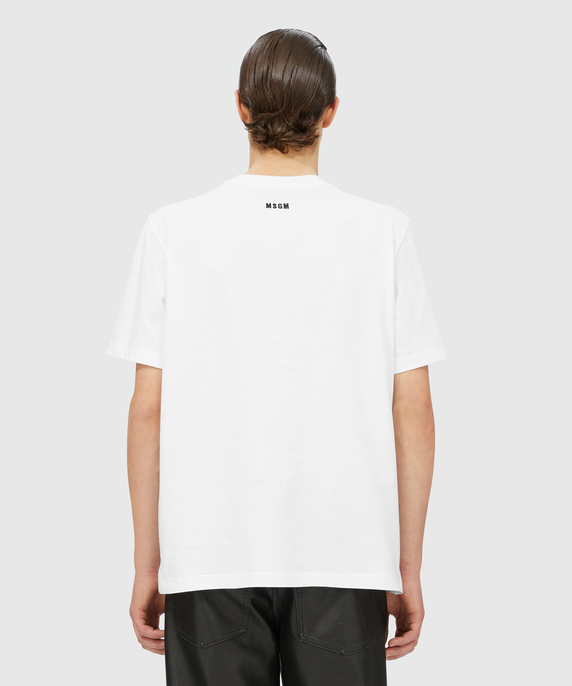 Jersey cotton T-shirt with "TheMwave"  patch - 3