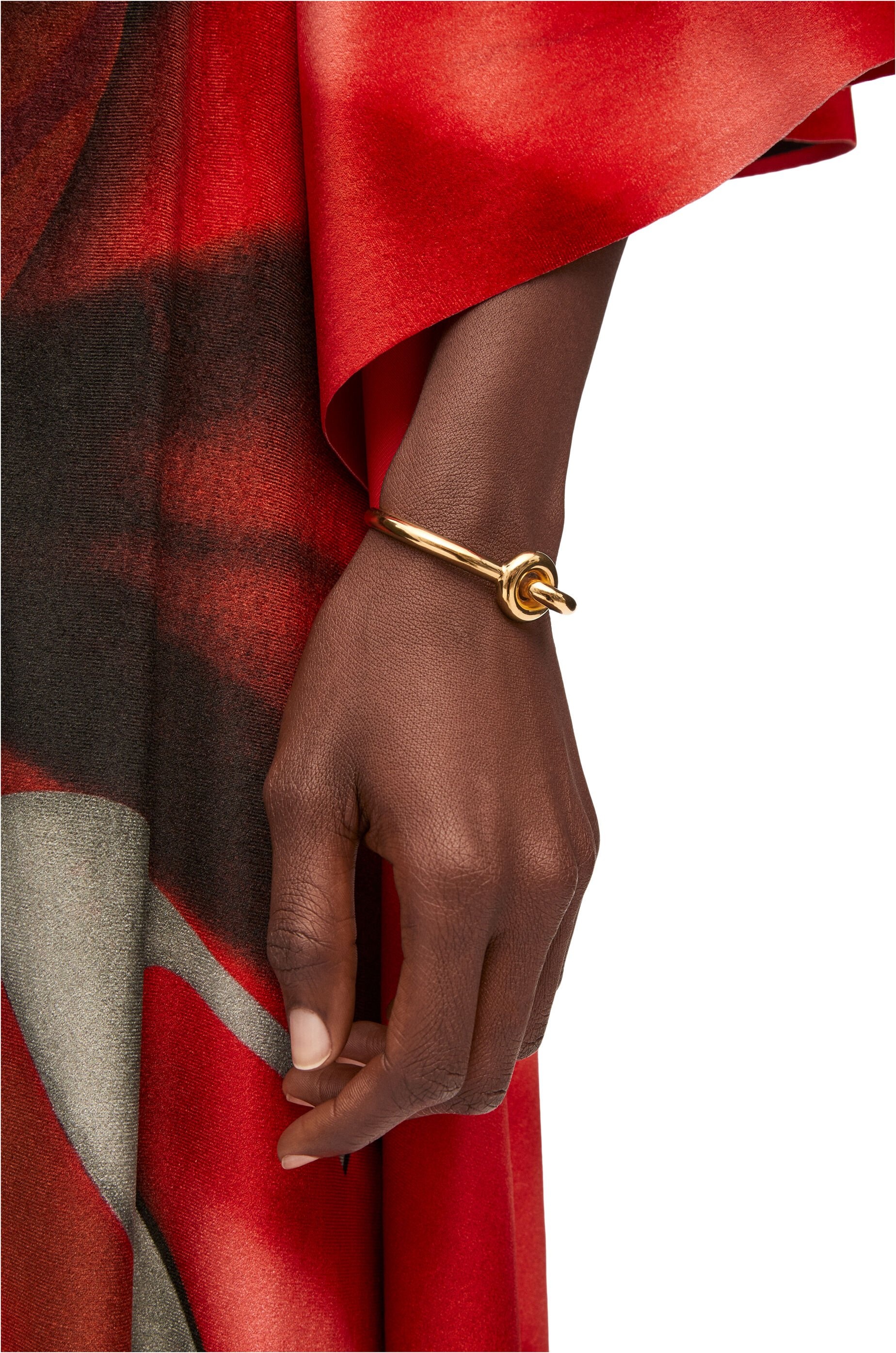 Donut link cuff in sterling silver - 2