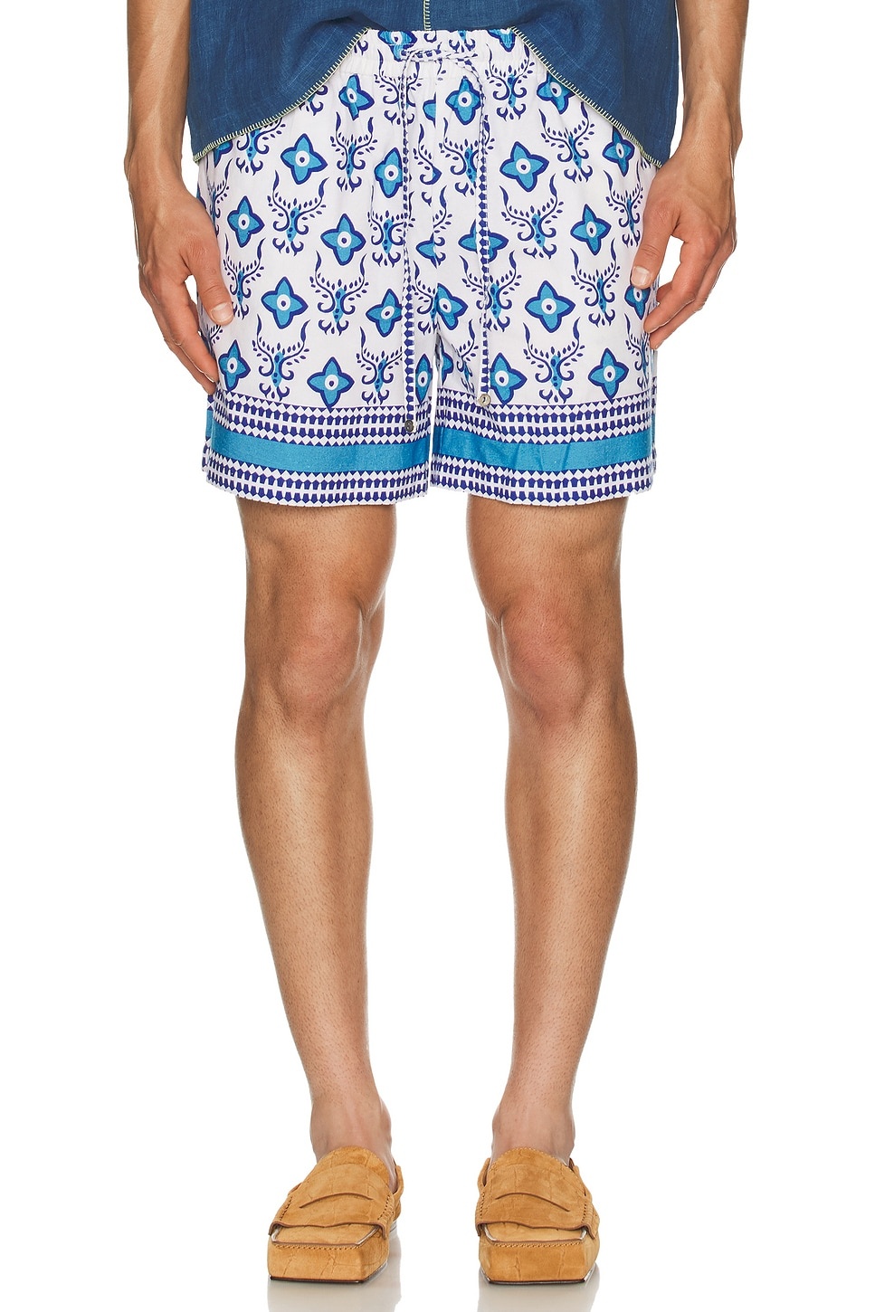 Block Printed Shorts - 3
