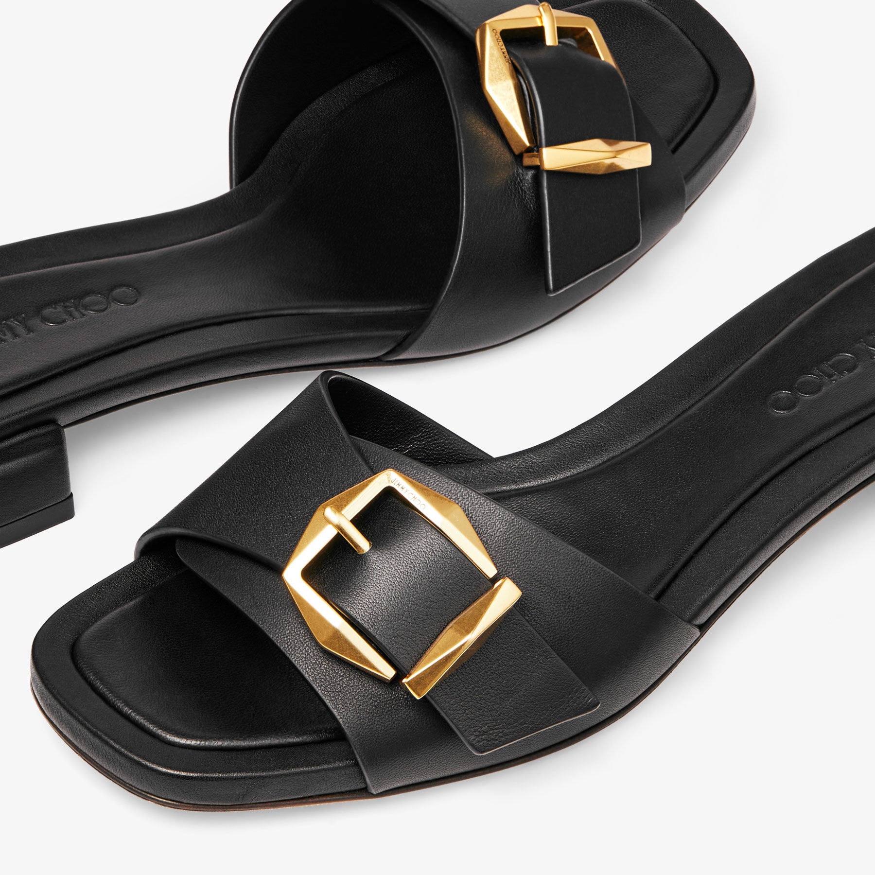 Hawke Mule Flat
Black Leather Flats - 3