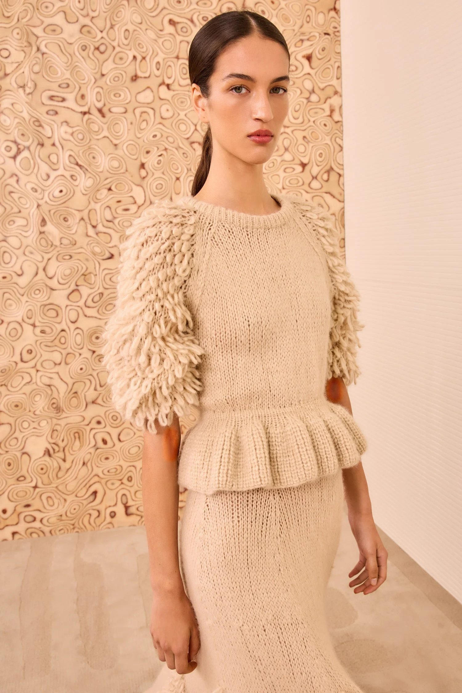 Selene Peplum Pullover - 1