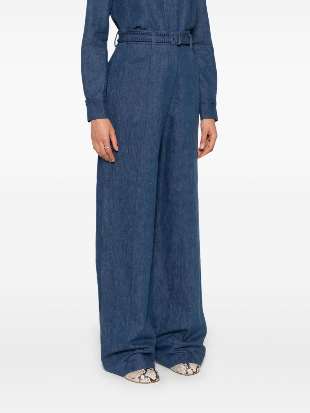 Norman wide-leg jeans - 3
